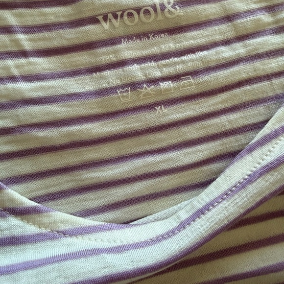 wool& XL Colette striped top - Picture 3 of 4